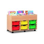 Monarch Book Storage Unit with Kinderbox & Trays