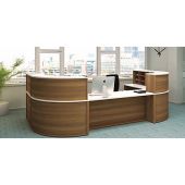 Invite Modular Reception Counter System Fully Assembled