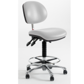 Anti-Bac Cleanroom Chair with Adjustable Footring