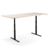 Modulus Height Adjustable Conference Table - Black Frame