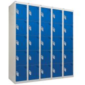 Tool and Battery Charging Lockers with Solid Doors