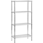 Boltless Chrome and Epoxy Coated Wire Shelving