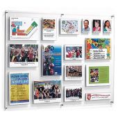 Crystal Wall Achievement and Notice Boards - Landscape