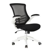 Eclipse Swivel Mesh Office Chair - White Frame