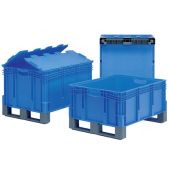 Euro Containers with Forklift Entry Shoes