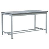 Square Tube Industrial Workbenches - Laminate Worktop