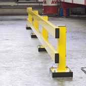 Low Level Guard Rails - Outdoor/Indoor Use - Application Image