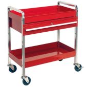 Sealey Workshop Trolley - 2 Shelves + 1 Drawer, 80kg