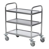 Stainless Steel Trolleys 100kg - 3 Shelf