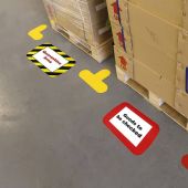 Warehouse Floor Label Holders