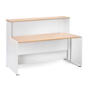Welcome Reception Unit with Cantilever Leg Desk