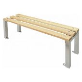 Wooden Slat Cloakroom Benches