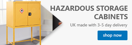 Hazardous Storage Cabinets Banner